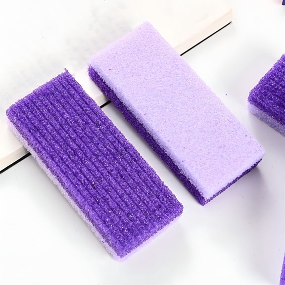 ACDANC 2-Pack Heavy Duty Foot Pumice Stone for Callus Cracked Heel Dead Skin Remover Double Sided Pedicure Tool for Soft Feet Home Shower Exfoliating Scrubber 5 Inch Durable Natural Stone