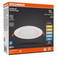 thumbnail image 3 of Sylvania  16 watt TruWave White Disklight Retrofit Kit with LED Canless Recessed Downlight, 3 of 5
