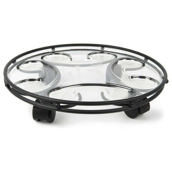 SC14BK Saucer Caddy Deluxe, Black, 14-Inch 14"