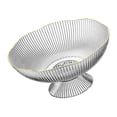 thumbnail image 1 of Yuarrent Frutero elegante para bocadillos y panes en la encimera Organizadores de utensilios de cocina Blanco 25x12x11.5 cm, 1 of 6