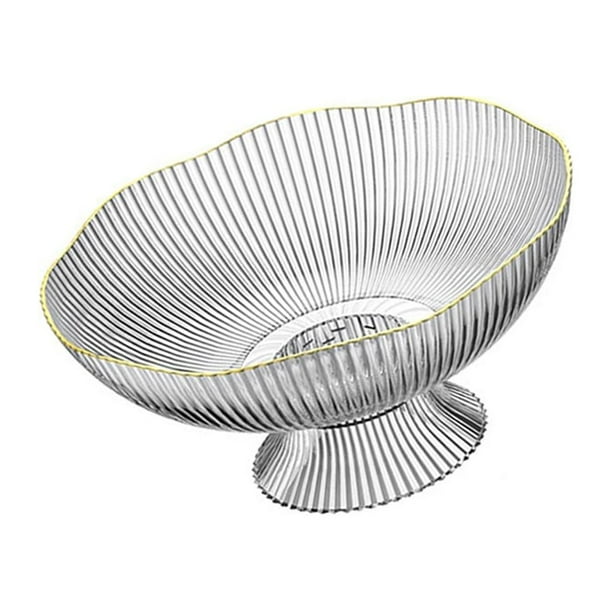 Inteprter Frutero elegante para bocadillos y panes en la encimera Organizadores de utensilios de cocina Blanco 25x12x11.5 cm