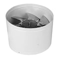 thumbnail image 4 of 4Inch/6Inch Inline Duct Fan Booster Exhaust Blower Air Cooling Vent Metal Blades ,Easy to Use - WHITE_6 INCH, 4 of 6