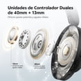 thumbnail image 4 of Qcy H3S Audífonos Inalámbricos 56db Gamer Diadema Hi-res Negro, 4 of 8