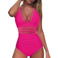 thumbnail image 2 of Otvok One-Piece Tankinis Womens Sleeveless Solid Bikini Set Swimsuit Push-Up Padded Swimwear Beachwear, 2 of 6