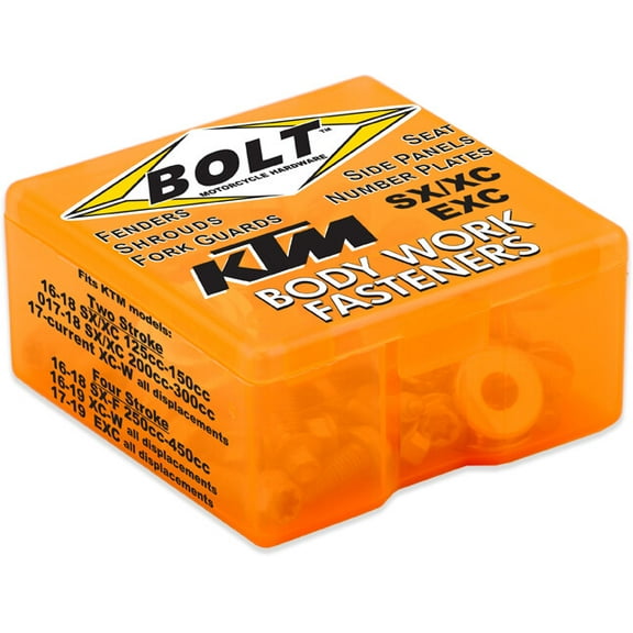 Bolt Motorcycle Accessories fits KTMâ„¢-PFK2 Full Plastic Fastener Kit