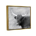 thumbnail image 3 of Stupell Farmhouse Cattle Highland Portrait Animals & Insects Photography Gold Floater Framed Art Print Wall Art, 3 of 6
