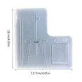 thumbnail image 5 of TINYSOME Photo Frame Resin Mold Silicone Picture Frame Molds for Resin,Crystal Epoxy Mold, 5 of 11