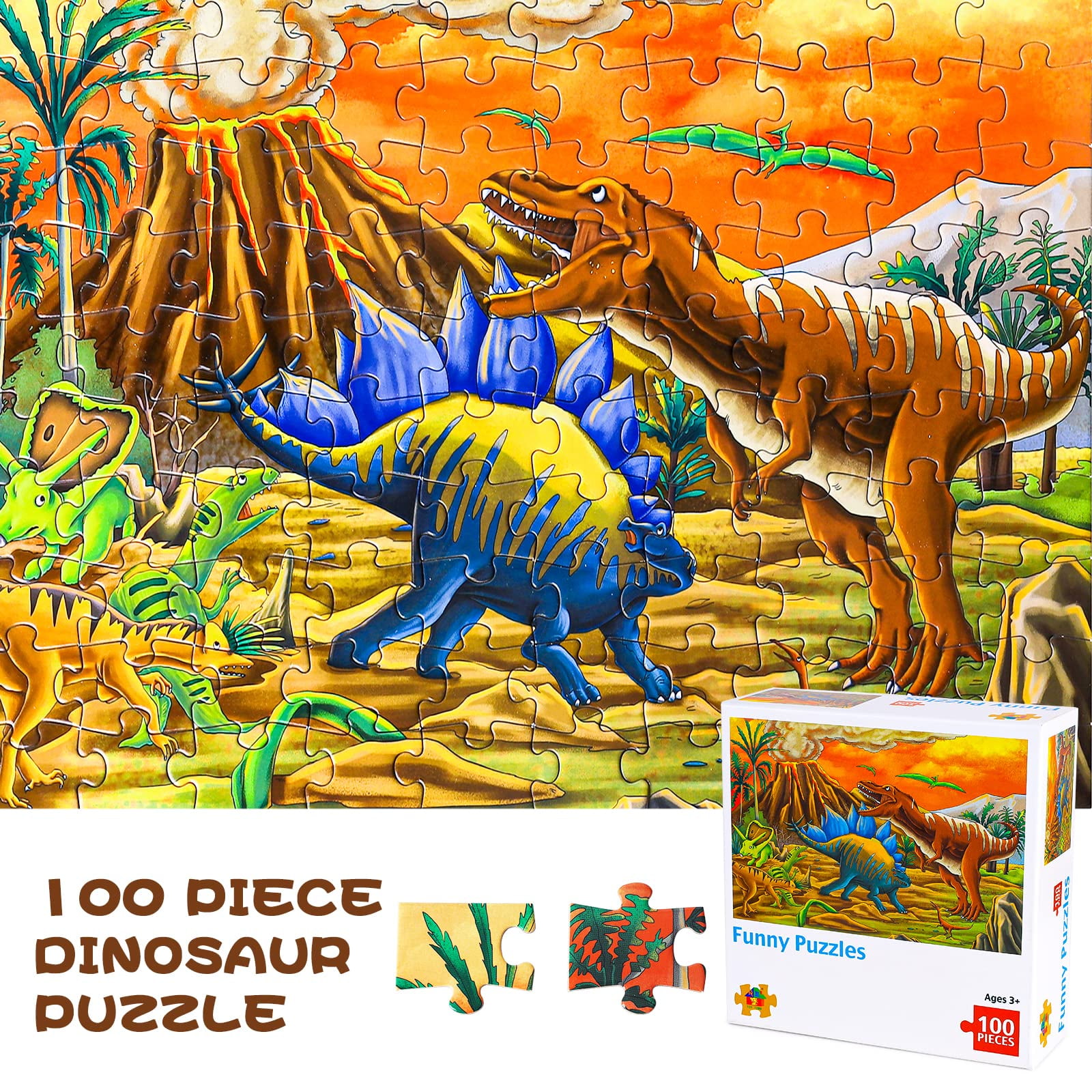 Pearoft Dinosaur Jigsaw Puzzles For Kids Puzzles For 3 4 5 Year Olds Pearoft Dinosaur Jigsaw Puzzles For Kids Puzzles For 3 4 5 Year Olds