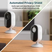 Arlo Essential Indoor Camera HD (2nd Gen) - Wired Security Camera with Privacy Shield, 1 Cam, White VMC2060-1WMNAS
