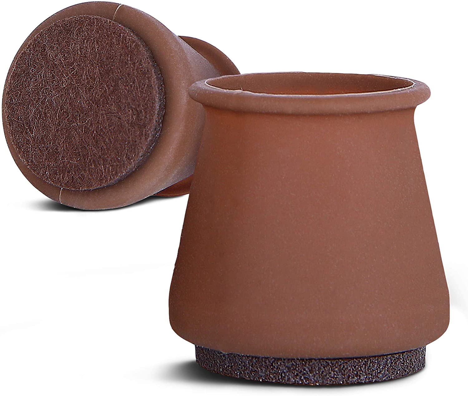 Furniture Footies Silicone Leg Covers for Chairs 16 Pieces Stretchable