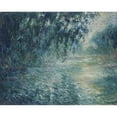 thumbnail image 3 of Claude Monet 24x20 Black Modern Framed Museum Art Print Titled - Morning on the Seine (1898), 3 of 5