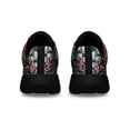 thumbnail image 4 of Santa Claus Merry ChriStas Y'all American flag South Carolina Shoes Sneakers Black Size 7.5, 4 of 7