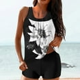 thumbnail image 2 of Dezsed Womens Tankini Swimsuits for Women 2025 Tummy Control Swimsuit Bathing Suit Top with Boyshorts Women' Swimwear Black XL, 2 of 6
