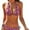 Leopard Pink, variant on Women's Leopard Print Swimsuits Tie Side Thong Sexy Bikini Set 2 Piece Bathing Suits