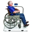 thumbnail image 4 of Brecknell Balance de Fauteuil Roulant, Capacité de 1000 lb, Écran LCD, Facile et Simple à Utiliser, Construction en Acier, Profil Bas, Poignées et Roues, Alimentation par Batterie Ou AC, 4 of 4