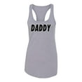 thumbnail image 2 of Wild Bobby, Classic Daddy Dad, Father's Day, Women Racerback Tank Top, Heather Grey, X-Large, 2 of 4
