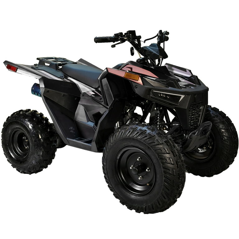 HHH 125cc ATV Quad 125cc ATV with Reverse, LED Lights, Big Wide