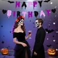 thumbnail image 3 of Banner Difuento Happy Birthday Halloween Glitter, 3 of 8