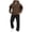 Brown, variant on hotojiny Track Suits for Men 2 Piece Set Full Zip Jacket Workout Hooded Sweatshirt Casual Active Loose Fit Pants Matching Sweatsuit(White,X-Large)
