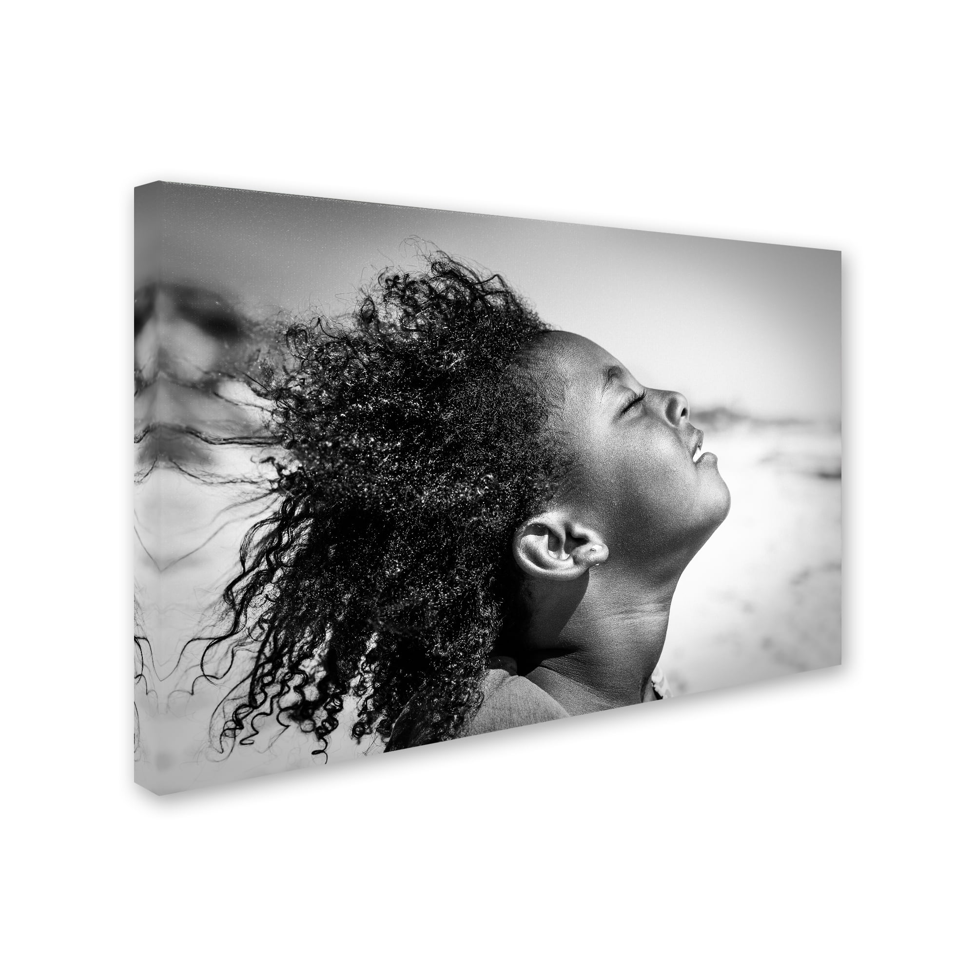 Trademark Fine Art 'Feeling The Sun And Wind' Canvas Art by Gloria Salgado Gispert