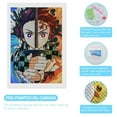 thumbnail image 3 of Tanjiro Kamado Demon Slayer Canvas Picture Paintings Prints Wall Hang Diamond Picture Tapestry Art Decorative Home Game, 3 of 8