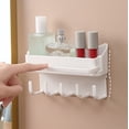 thumbnail image 1 of Organizador de Soporte de Banda para la la Cabeza de Pared, Estante de Cabello de Pared Moderno Adhesivo Impermeable para el Cabello para Baño, 1 of 7