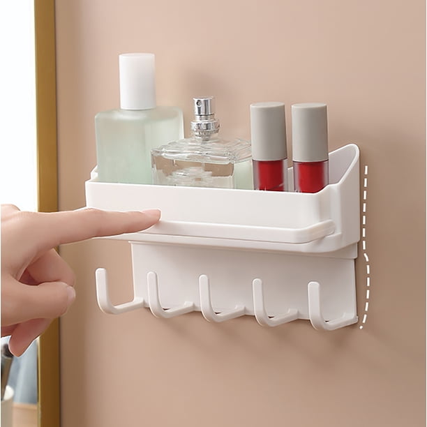 Organizador de Soporte de Banda para la la Cabeza de Pared, Estante de Cabello de Pared Moderno Adhesivo Impermeable para el Cabello para Baño