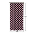 thumbnail image 5 of Black and Pink Checkerboard Pattern Shower Curtain 36"x72" ,Bathroom Decorative Shower Curtains Set with 12 Hooks,Modern Waterproof Washable Shower Curtain, 5 of 6