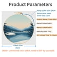 thumbnail image 2 of Landscape Winter Snow Lake and Trees DIY Stamped Cross Stitch Kits Easy for Beginners with Hoop 11CT Counted Embroidery Needlepoint Crafts Arts for Handmade Enthusiasts and Home Decor 30x30cm(6), 2 of 8