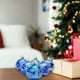 thumbnail image 4 of xihome Juego de 6 adornos navideños plateados a rayas, bolas de plstico de 6 cm para decorar el rbol de Navidad., 4 of 6