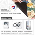 thumbnail image 4 of Yayeee Magnetic Dishwasher Cover for The Front Decoration Home Kitchen Machine Sticker Protector, Vibrant Flowers Pattern, 4 of 6