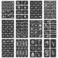thumbnail image 4 of Kit de plantillas de tatuaje FANOST, 24 hojas con 400 diseños para todas las edades, 4 of 9