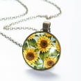 thumbnail image 6 of Sunflower Necklace Personalized Custom Photo Round Pendant Adjustable Stainless Steel Necklaces with Gift Box for Men Women Mothers Valentine's Jewelry Gift, 6 of 6