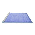 thumbnail image 2 of Ahgly Company Machine Washable Indoor Rectangle Abstract Blue Contemporary Area Rugs, 2' x 3', 2 of 4