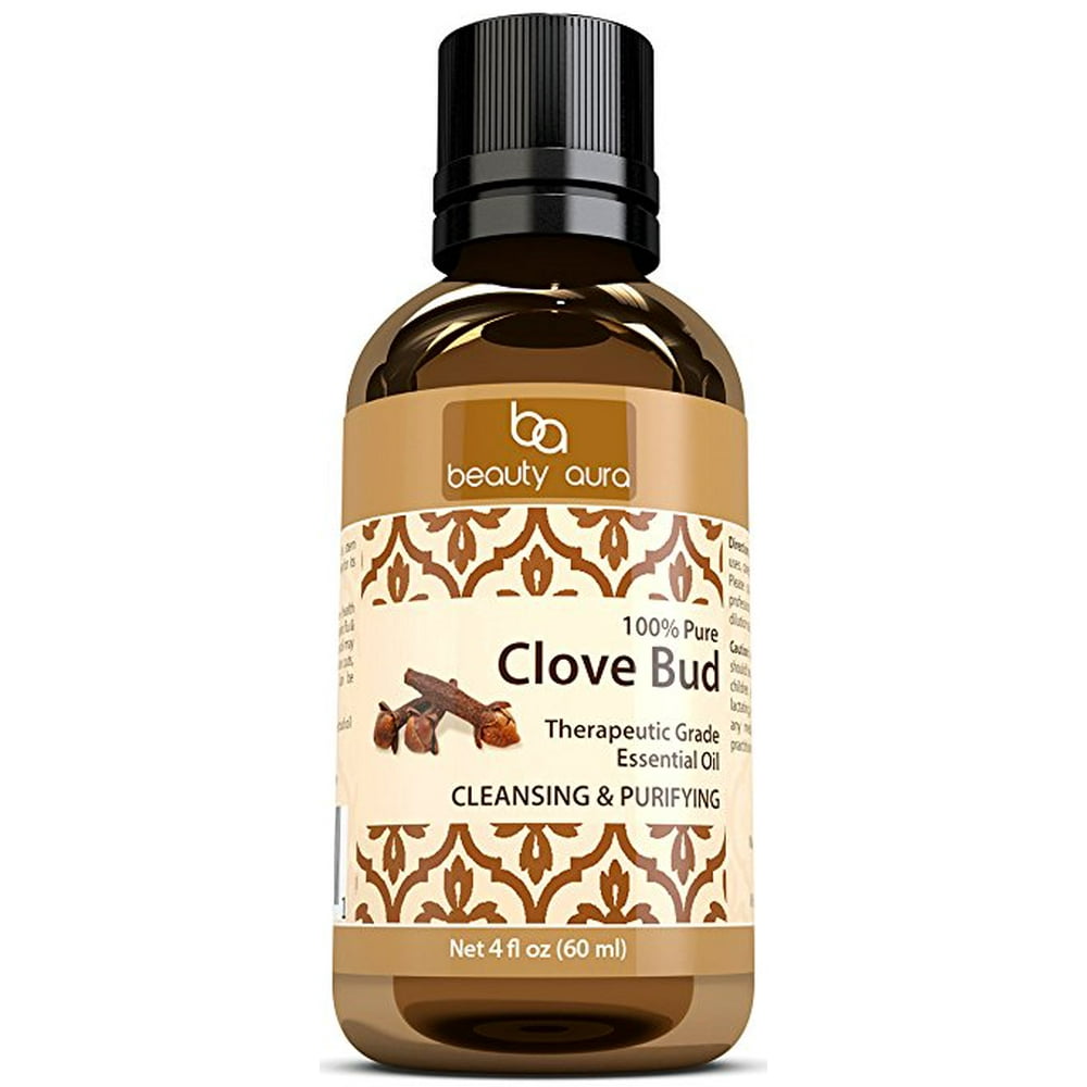 Beauty Aura Clove bud Essential Oil * 4 fl oz Bottle * Pure Therapeutic ...