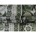 thumbnail image 4 of oneOone Velvet Dark Green Fabric Stripe,Floral & Paisley Quilting Supplies Print Sewing Fabric By The Yard 58 Inch Wide, 4 of 5