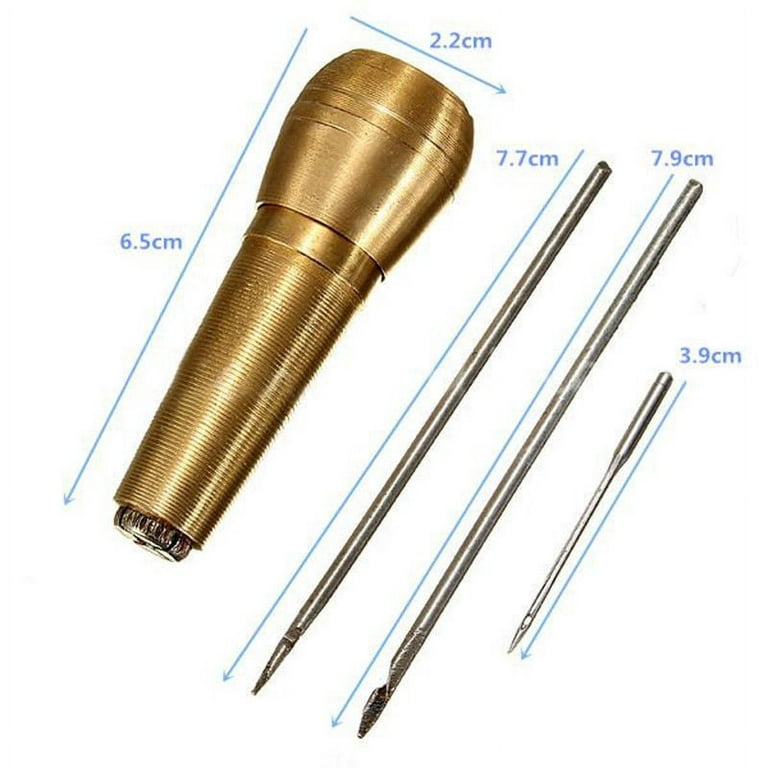 9Pcs Leather Sewing Repair Kit Hand Tool with Awl Wax Thread Needles Point  Tracing Wheel Cork Tiles for Leather Belt Shoe Sewing - AliExpress