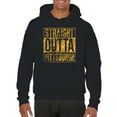 thumbnail image 5 of UGP Campus Apparel Straight Outta Pittsburgh - Pennsylvania Football Hometown Pride Hoodie - Large - Black, 5 of 6