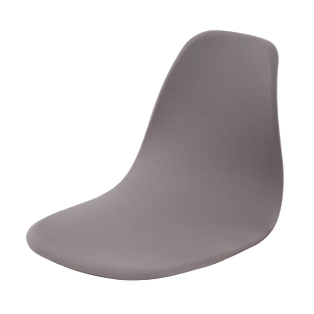 Funda elástica para silla, para cenas, ceremonias, hoteles, suave, a prueba de polvo gris