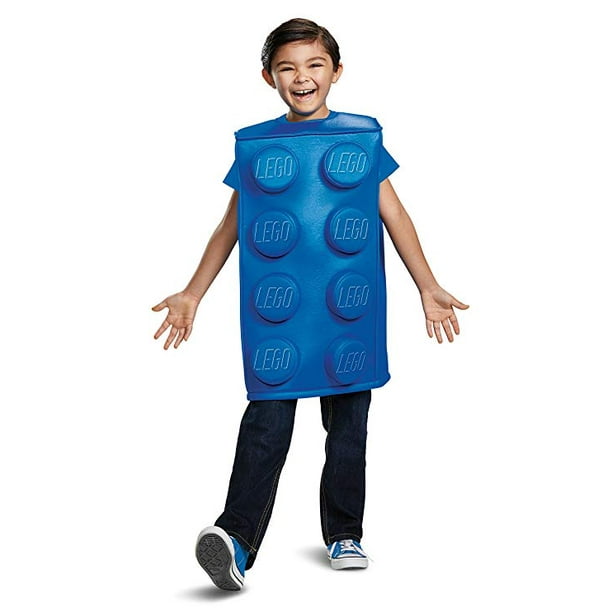 web Vedhæftet fil Er Kids Lego Blue Brick Costume - Walmart.com