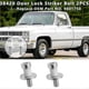 thumbnail image 2 of 38420 Door Lock Striker Bolt 9601750 Door Lock Bolt compatible with Chevrolet GMC Pontiac Buick Cadillac Truck D, 2 of 5