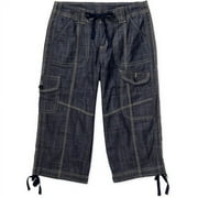 Faded Glory - Women's Cinched Capri Cargo Jeans