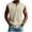 Beige, variant on Dvprdro Fashion Causal Buttons Sleeveless Tank Tops for Men Summer Solid Casual Loose Comfortable T-Shirt Blouse