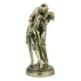 thumbnail image 1 of Unconditional Surrender Bronzed Navy Sailor Kissing Nurse Statue World War 2, 1 of 5