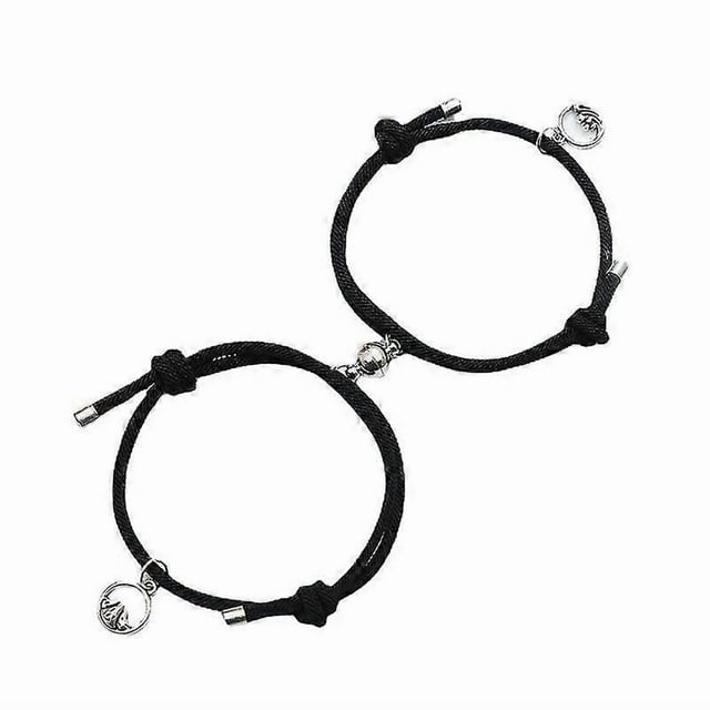 2pcs Couple Blets, Mutual Attract Matng Vows For Men Women Couprs Boyfriend Girlfriend