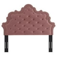 thumbnail image 4 of Modway Arabella Button-Tufted Performance Velvet Full/Queen Headboard, Red, 4 of 7