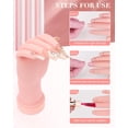 thumbnail image 4 of Mano de práctica Difenni Soft Touch flexible para manicura, 4 of 7