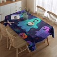 thumbnail image 5 of Rectangle Table Cover Pumpkin Bat spider Ghost Halloween Table Cloth,Decorative Washable Table Covers for Picnic Gathering Halloween Fall Thanksgiving Christmas, 5 of 5