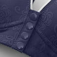 thumbnail image 4 of Bras for Women,Lace Pattern Front Buckle Tank Top Bra Comfortable Non Underwire Support Solid Color Design,Sports Bras for Women,Navy,38, 4 of 8