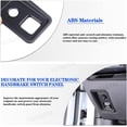 thumbnail image 3 of TINKI Car Electronic Handbrake Trim Cover Compatible with Chevrolet Corvette C8 2020-2023, ABS Dashboard Electronic Handbrake Switch Panel Cover Trims, 3 of 12
